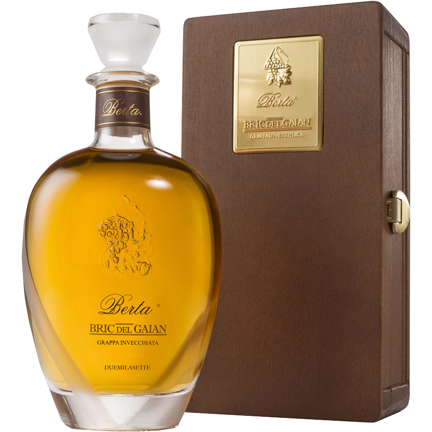 Grappa Bric del Gaian in Holzkiste