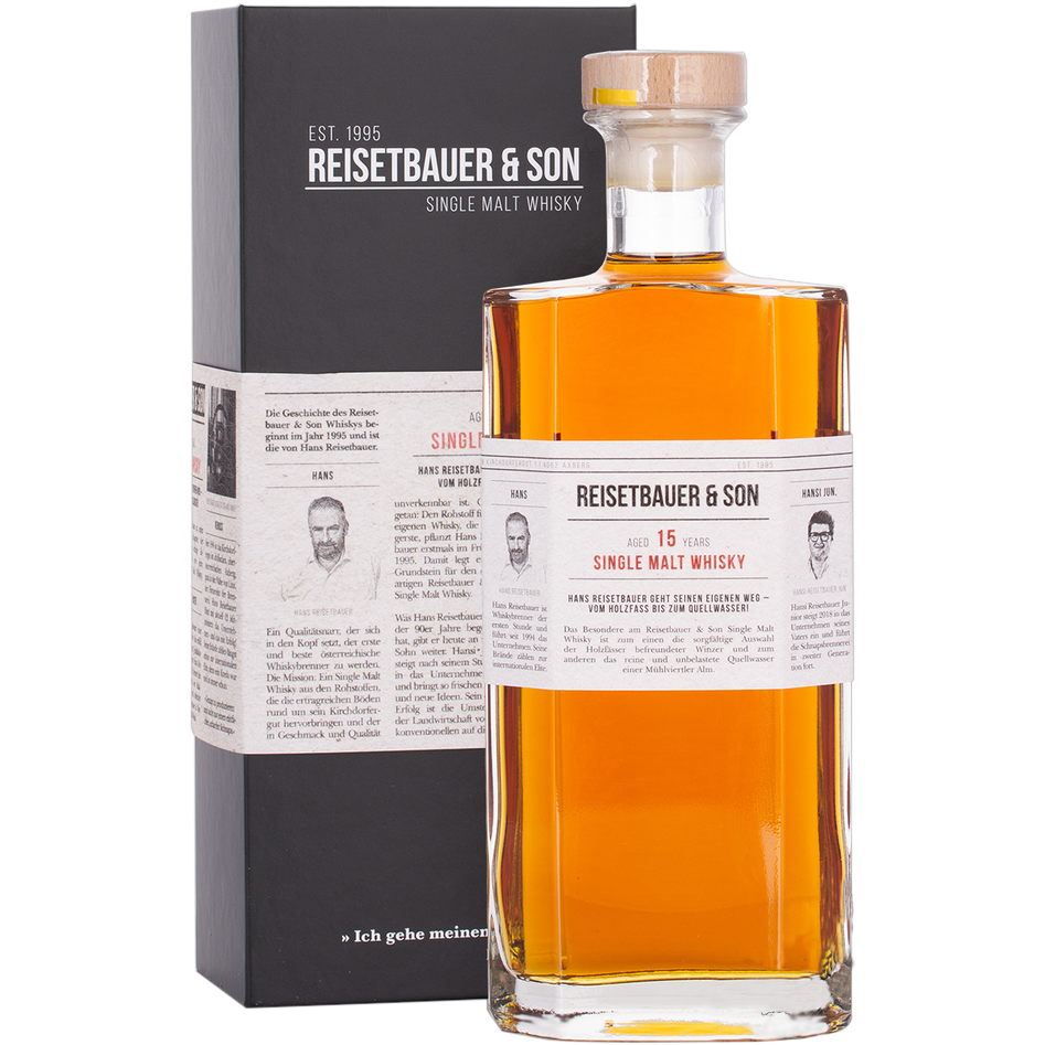 Reisetbauer & Son Single Malt Whisky aged 15 years