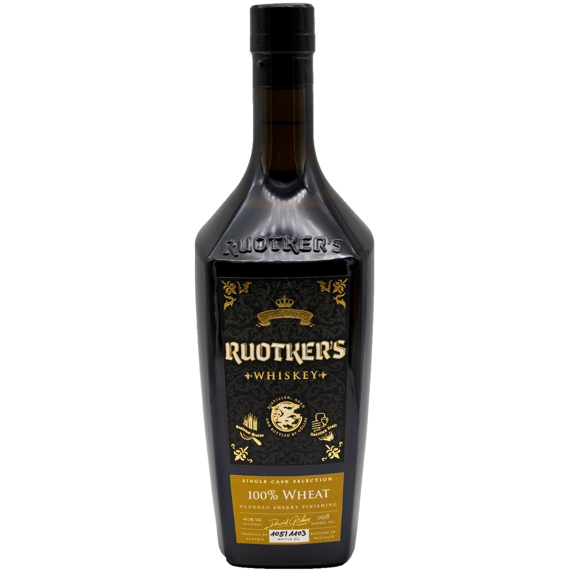 Ruotker's 100% Wheat Whiskey Single Cask