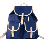 Rucksack aus Segeltuch, blau