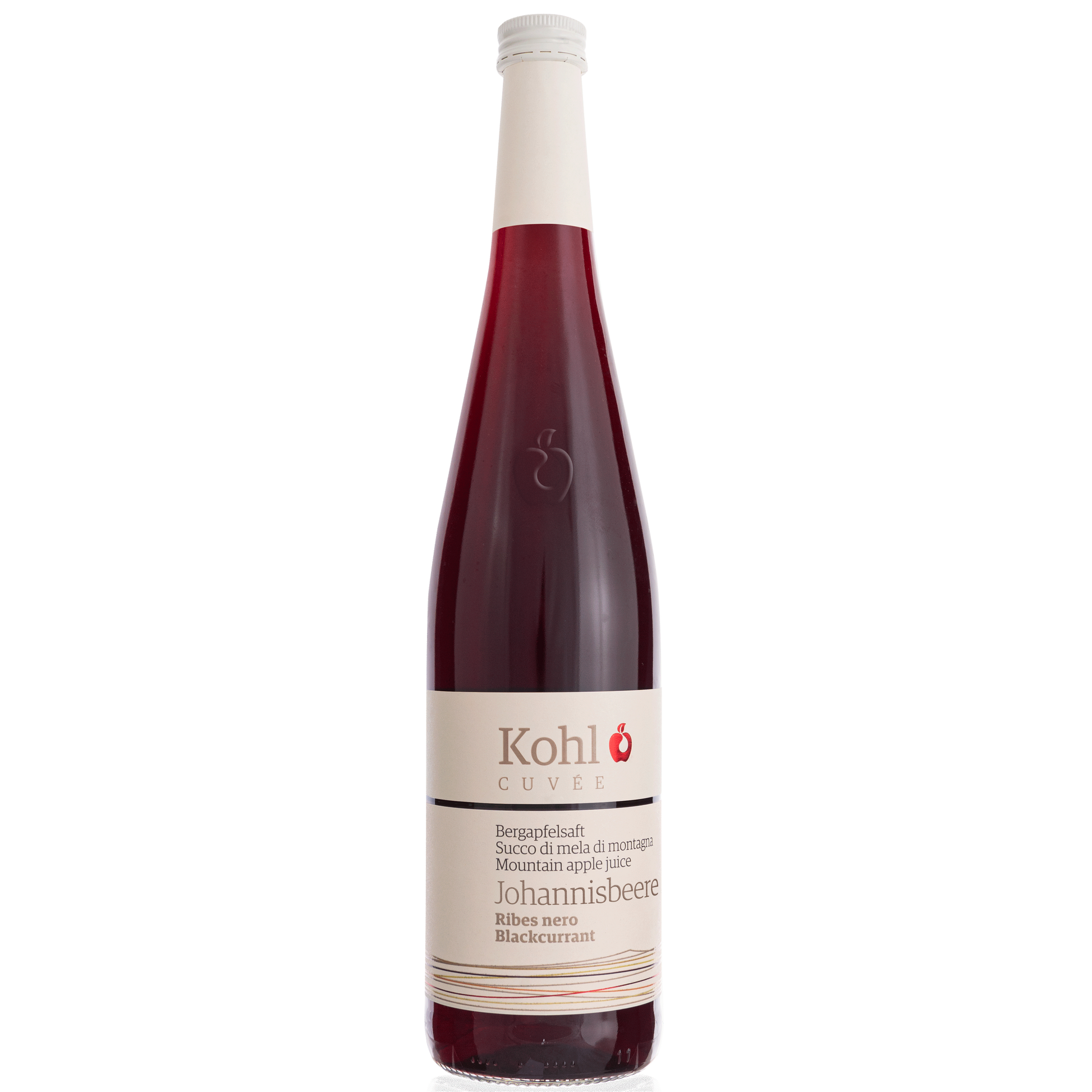 Bergapfelsaft mit Johannisbeere