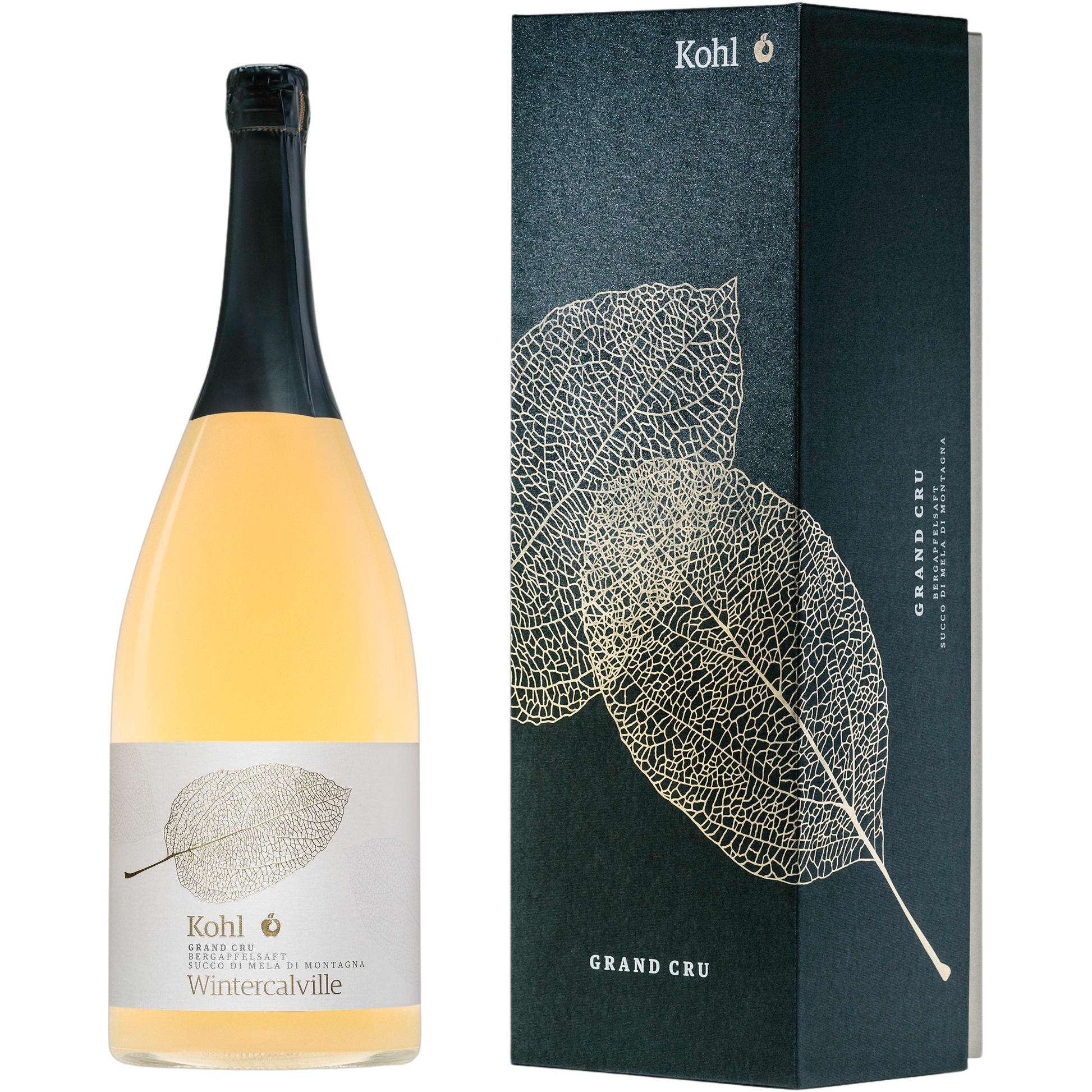 Bergapfelsaft Wintercalville in der Geschenkbox