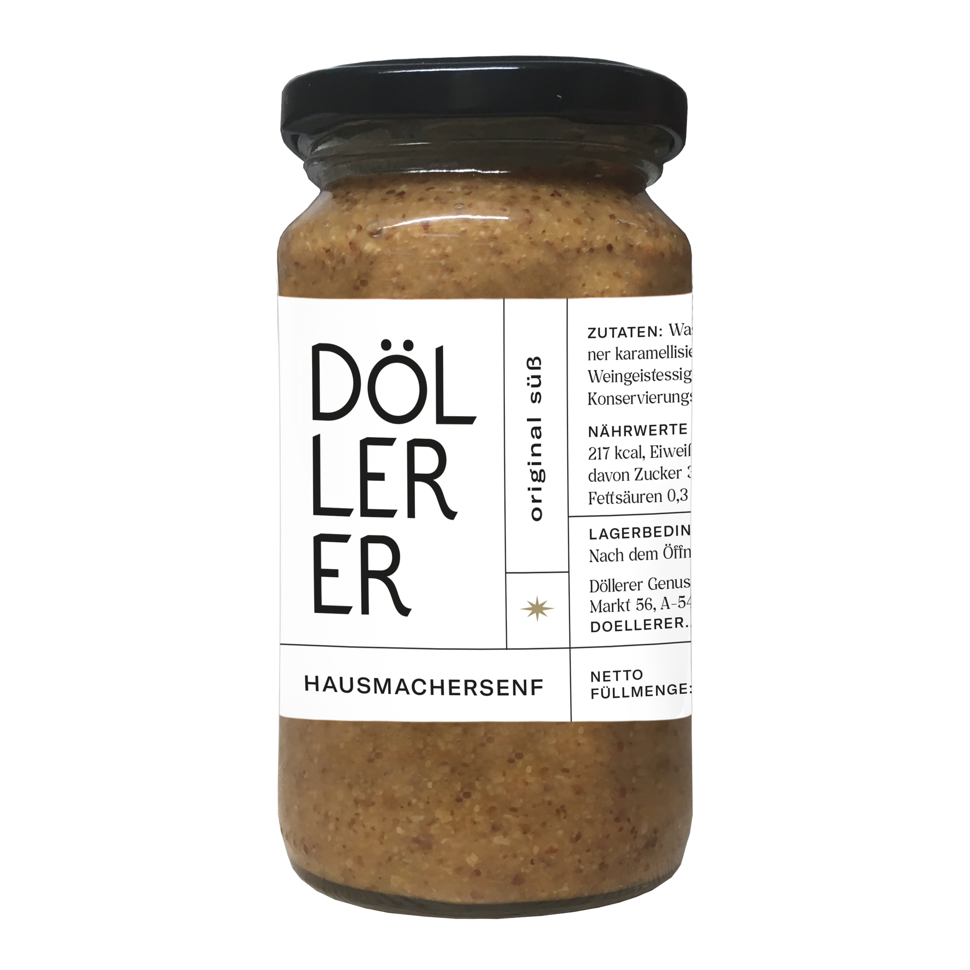 Hausmacher Senf original süß, 200 ml