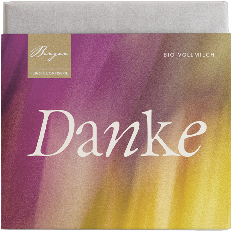 Vollmilchschokolade "Danke" Bio, 70 g