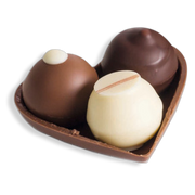 Pralinen Präsentherz Bio, 45 g