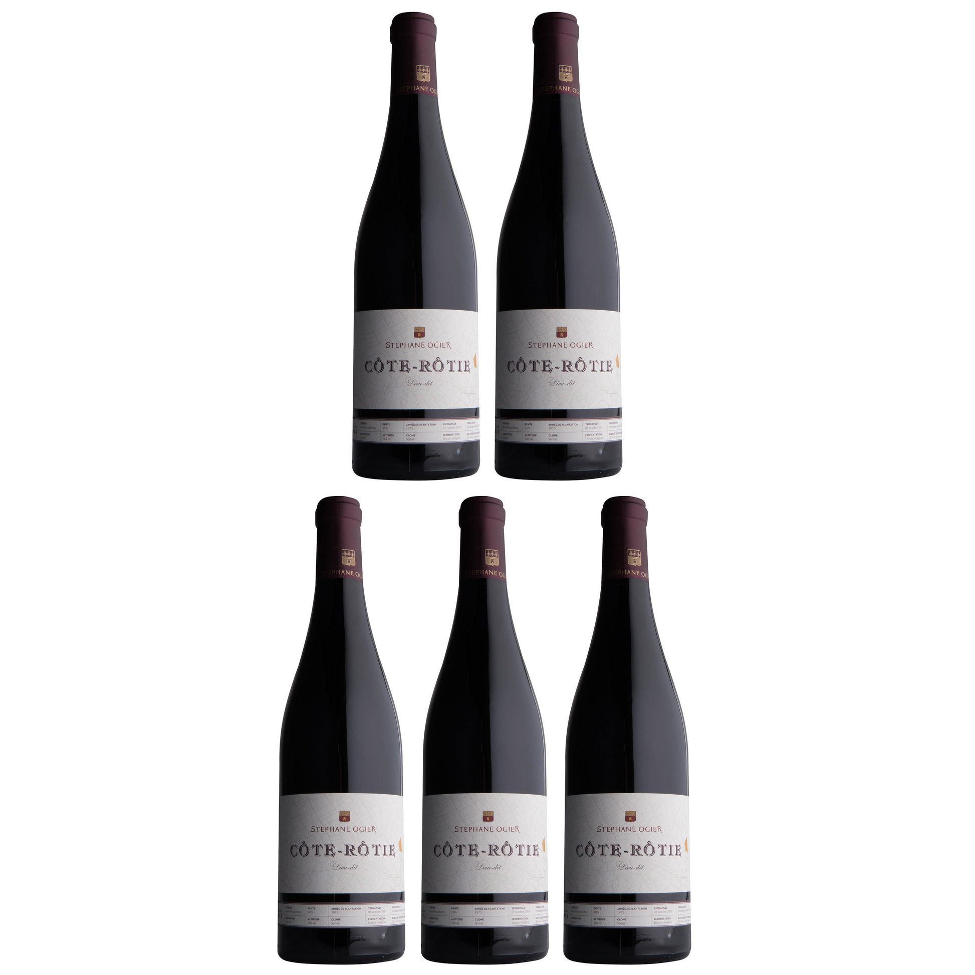 Côte-Rôtie Sélection de Lieux-Dits 5 x 0,75 l 2017