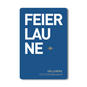 Gutscheinkarterl Feierlaune