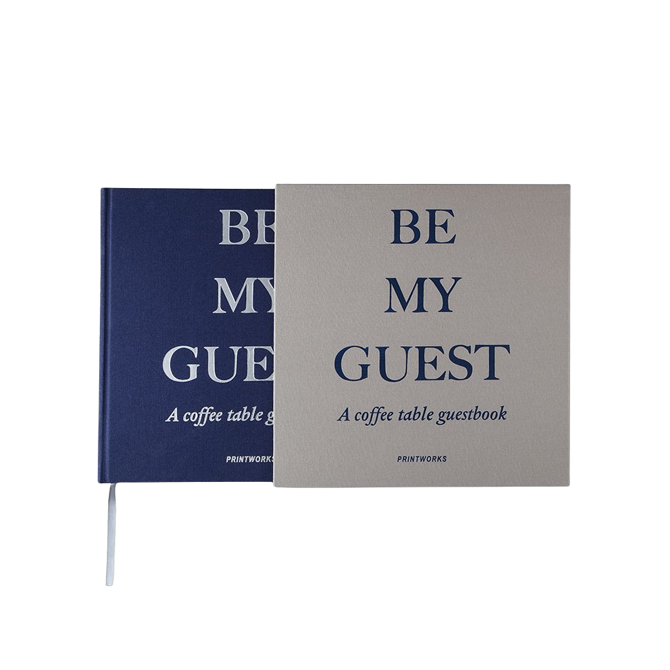 Gästebuch grau/blau