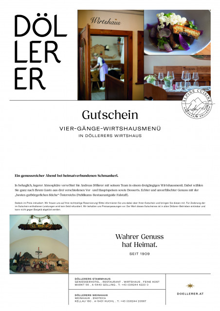 Vier-Gang-Wirtshausmenü